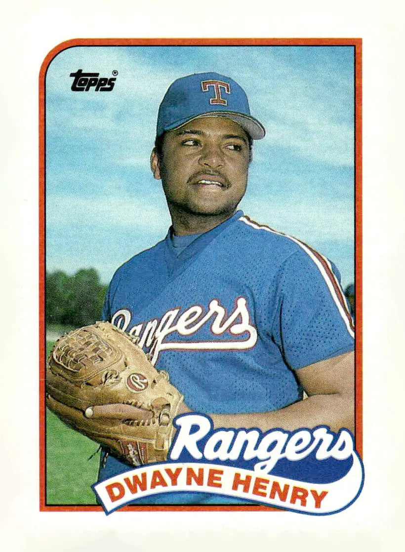 1989 Topps #496 Dwayne Henry - Baseball Card Single