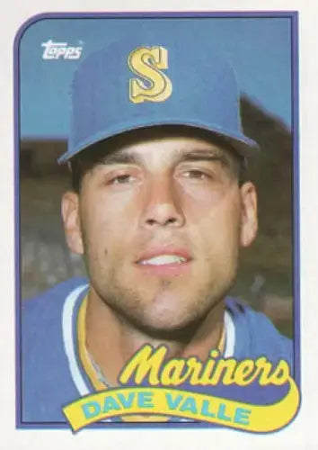 1989 Topps #498 Dave Valle NM Near Mint Mariners - Baseball Card Single