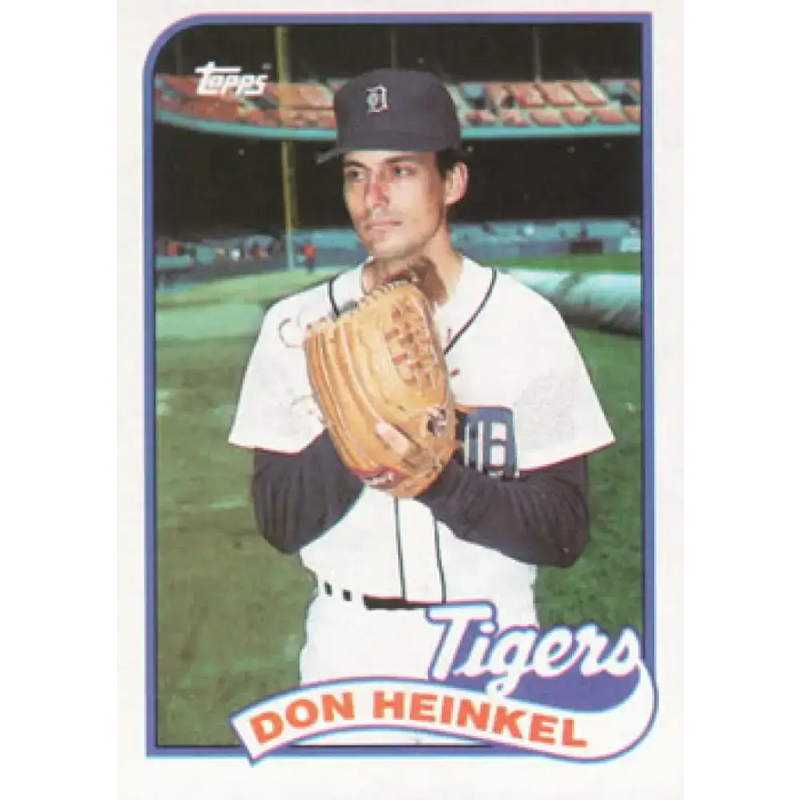 1989 Topps #499 Don Heinkel NM-MT Detroit Tigers Baseball Card - Baseball Card Single