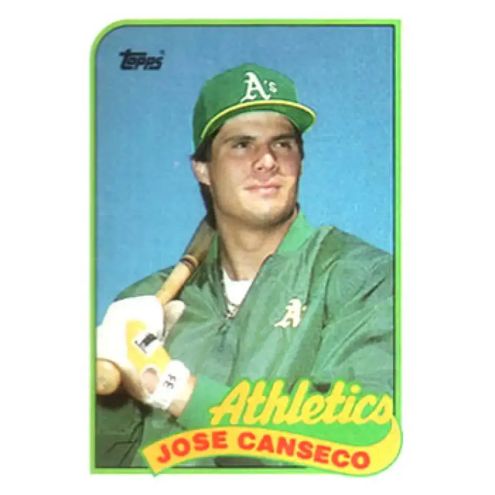 1989 Topps #500 Jose Canseco NM-MT Oakland Athletics Baseball Card - Baseball Card Single