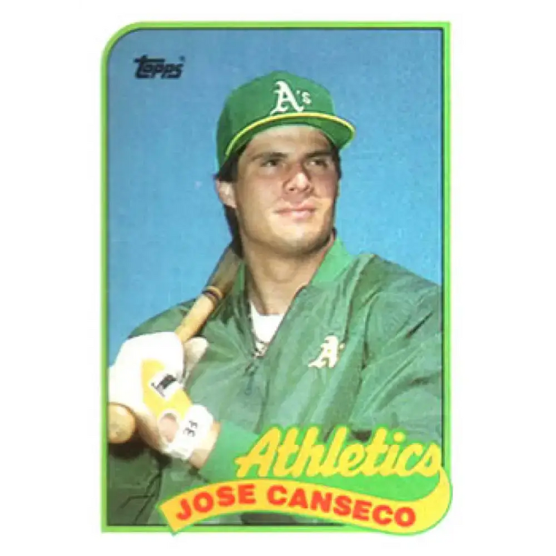 1989 Topps #500 Jose Canseco NM-MT Oakland Athletics Baseball Card - Baseball Card Single