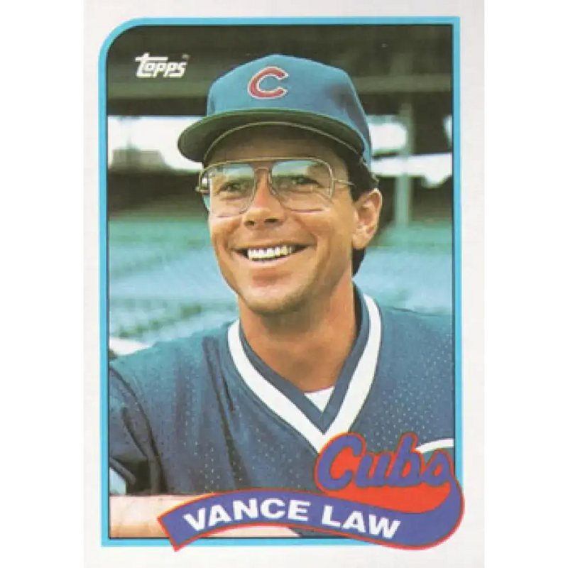 1989 Topps #501 Vance Law NM-MT Chicago Cubs Baseball Card - Baseball Card Single