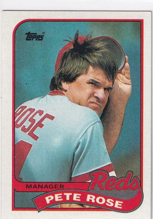 1989 TOPPS #505 PETE ROSE- CINCINNATI REDS - Baseball Card Single
