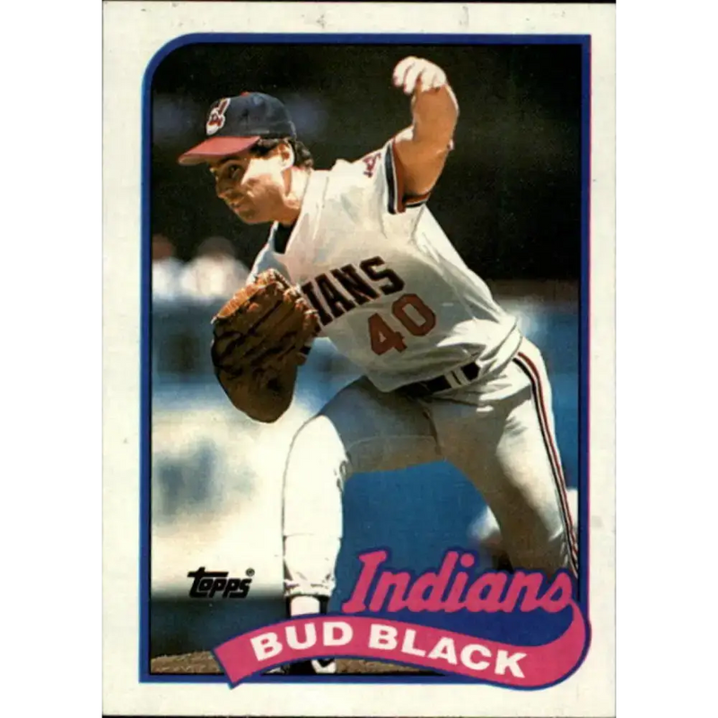 1989 Topps #509 Bud Black NM-MT Cleveland Indians Baseball Card - Baseball Card Single