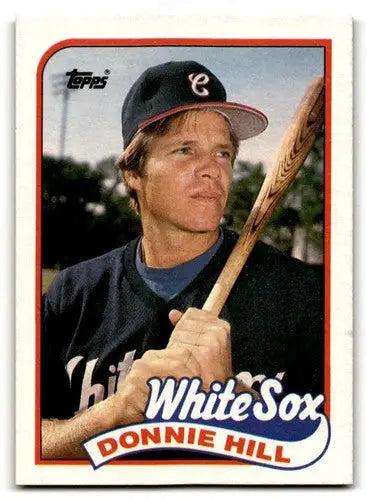 1989 Topps #512 Donnie Hill Chicago White Sox Baseball Cards EX/NM ID:53777 - Baseball Card Single