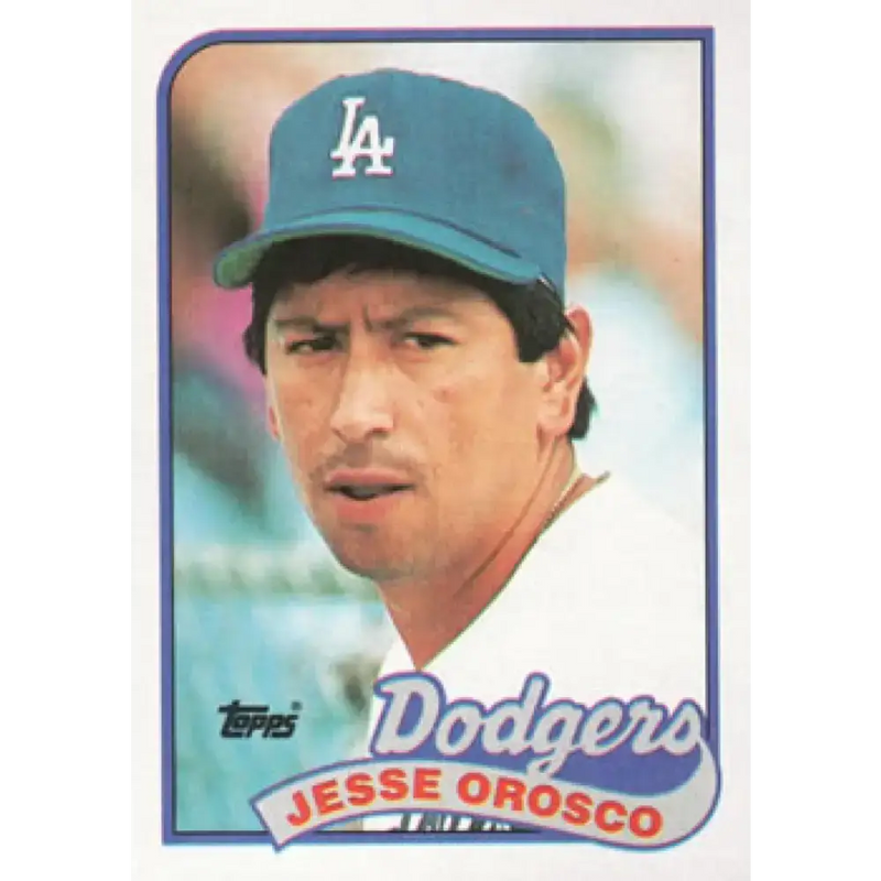 1989 Topps #513 Jesse Orosco NM-MT Los Angeles Dodgers Baseball Card - Baseball Card Single