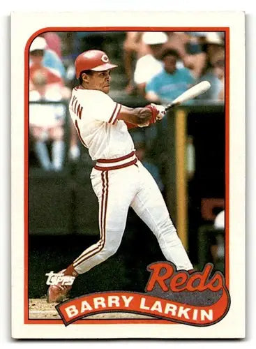 1989 Topps #515 Barry Larkin Cincinnati Reds Baseball Cards EX/NM ID:61580 - Baseball Card Single