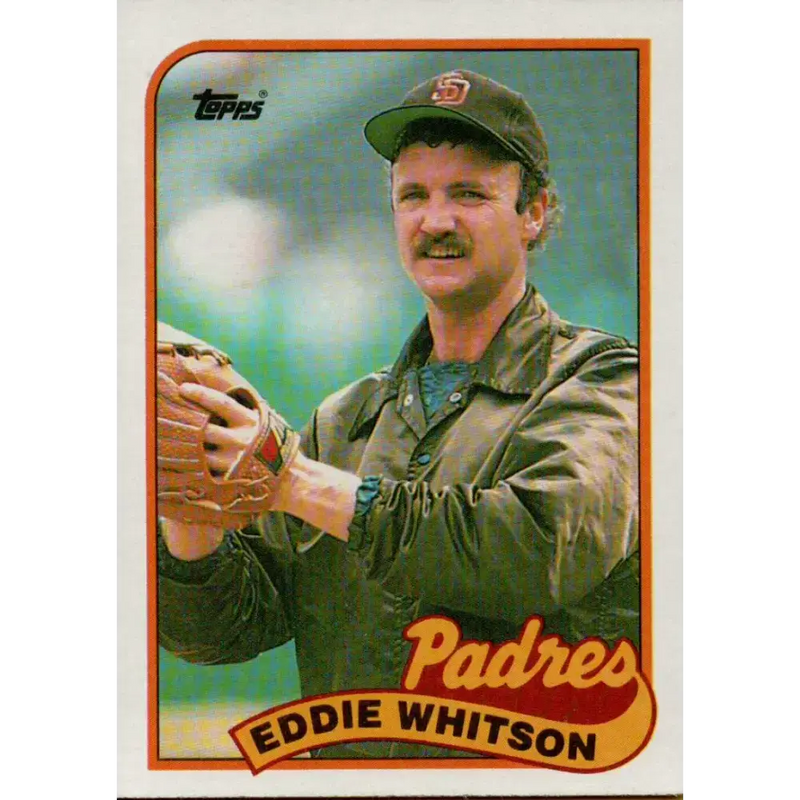 1989 Topps #516 Ed Whitson NM-MT San Diego Padres Baseball Card - Baseball Card Single