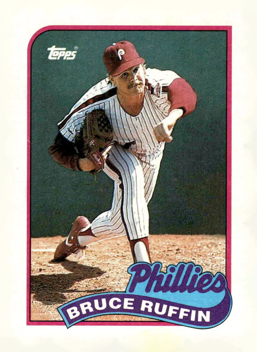 1989 Topps #518 Bruce Ruffin - Baseball Card Single