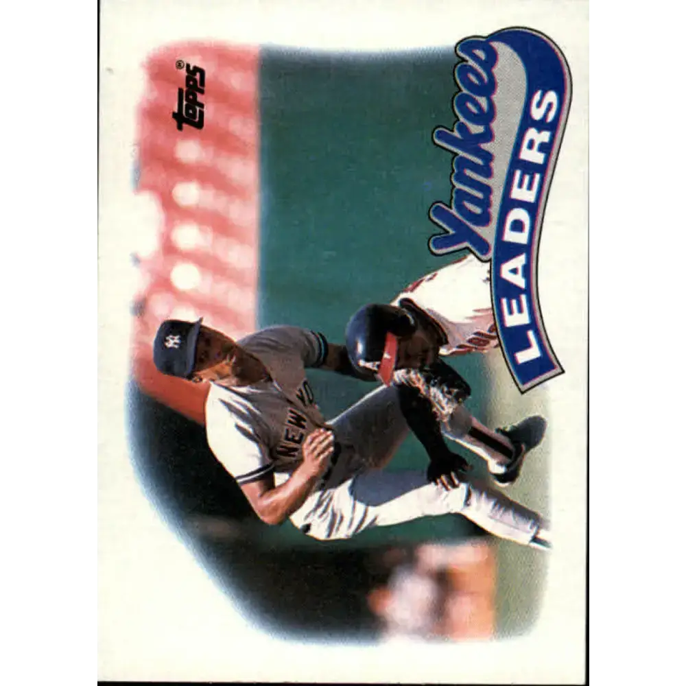 1989 Topps #519 Willie Randolph New York Yankees TL NM-MT New York Yankees Baseball Card - Baseball Card Single