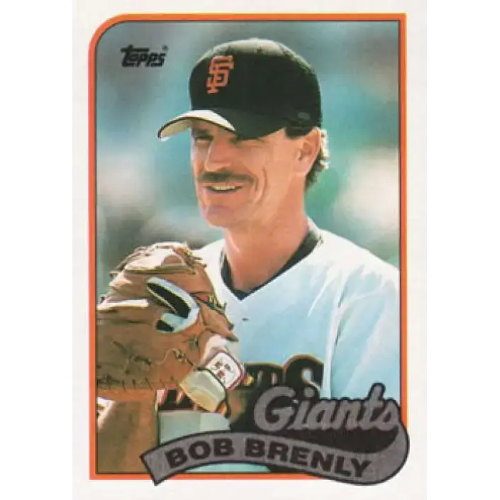 1989 Topps #52 Bob Brenly NM-MT San Francisco Giants Baseball Card - Baseball Card Single