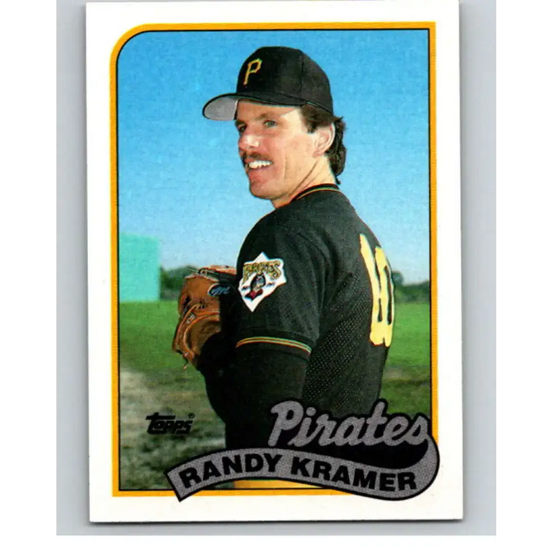 1989 Topps #522 Randy Kramer NM-MT RC Rookie Pittsburgh Pirates Baseball Card - Baseball Card Single