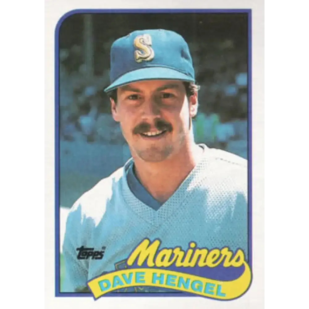 1989 Topps #531 Dave Hengel NM-MT Seattle Mariners Baseball Card - Baseball Card Single