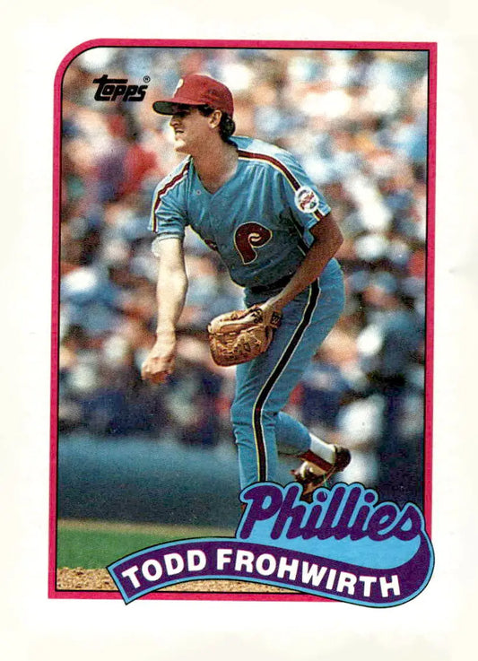 1989 Topps #542 Todd Frohwirth - Baseball Card Single