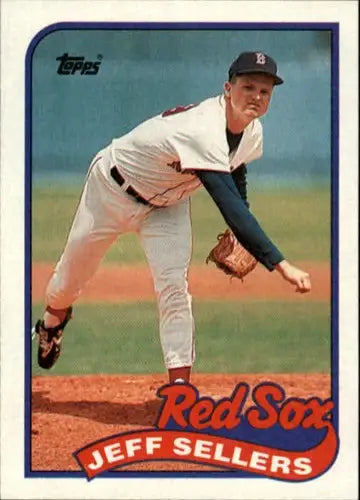 1989 Topps #544 Jeff Sellers NM-MT Red Sox - Baseball Card Single