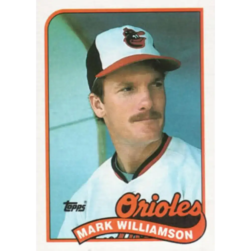 1989 Topps #546 Mark Williamson NM-MT Baltimore Orioles Baseball Card - Baseball Card Single