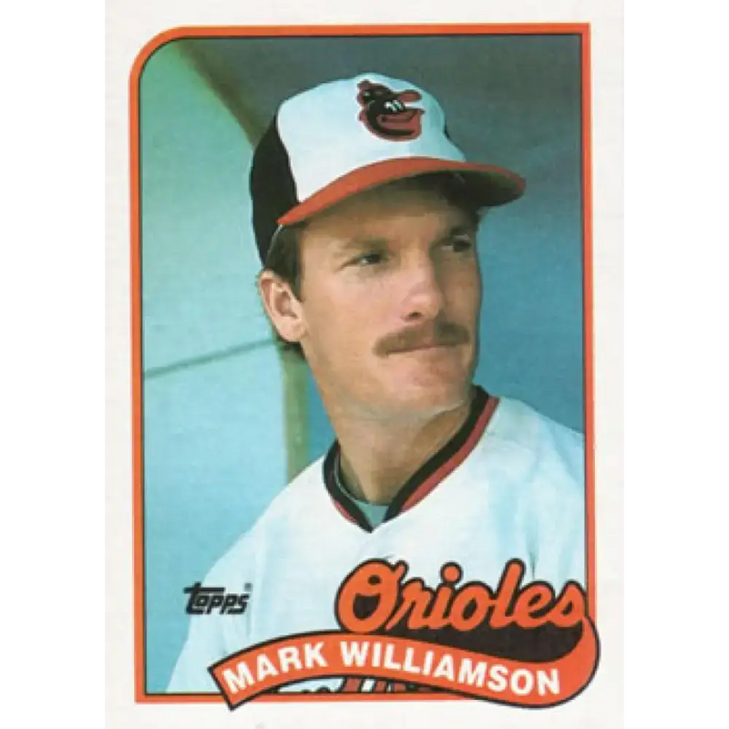 1989 Topps #546 Mark Williamson NM-MT Baltimore Orioles Baseball Card - Baseball Card Single