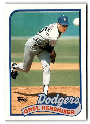 1989 Topps #550 Orel Hershiser NM-MT Dodgers ID:76786 - Baseball Card Single