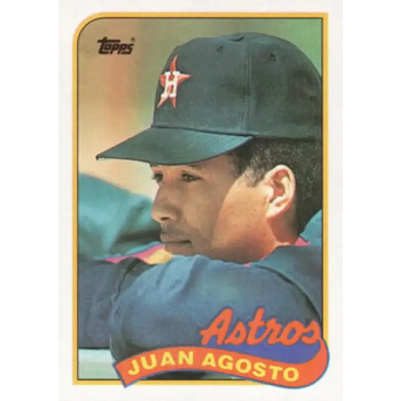 1989 Topps #559 Juan Agosto NM-MT Houston Astros Baseball Card - Baseball Card Single