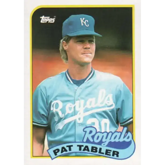 1989 Topps #56 Pat Tabler NM-MT Kansas City Royals Baseball Card - Baseball Card Single