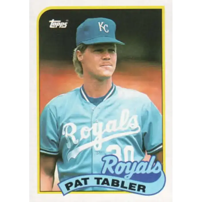 1989 Topps #56 Pat Tabler NM-MT Kansas City Royals Baseball Card - Baseball Card Single