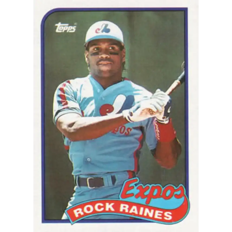 1989 Topps #560 Tim Raines NM-MT Montreal Expos Baseball Card - Baseball Card Single