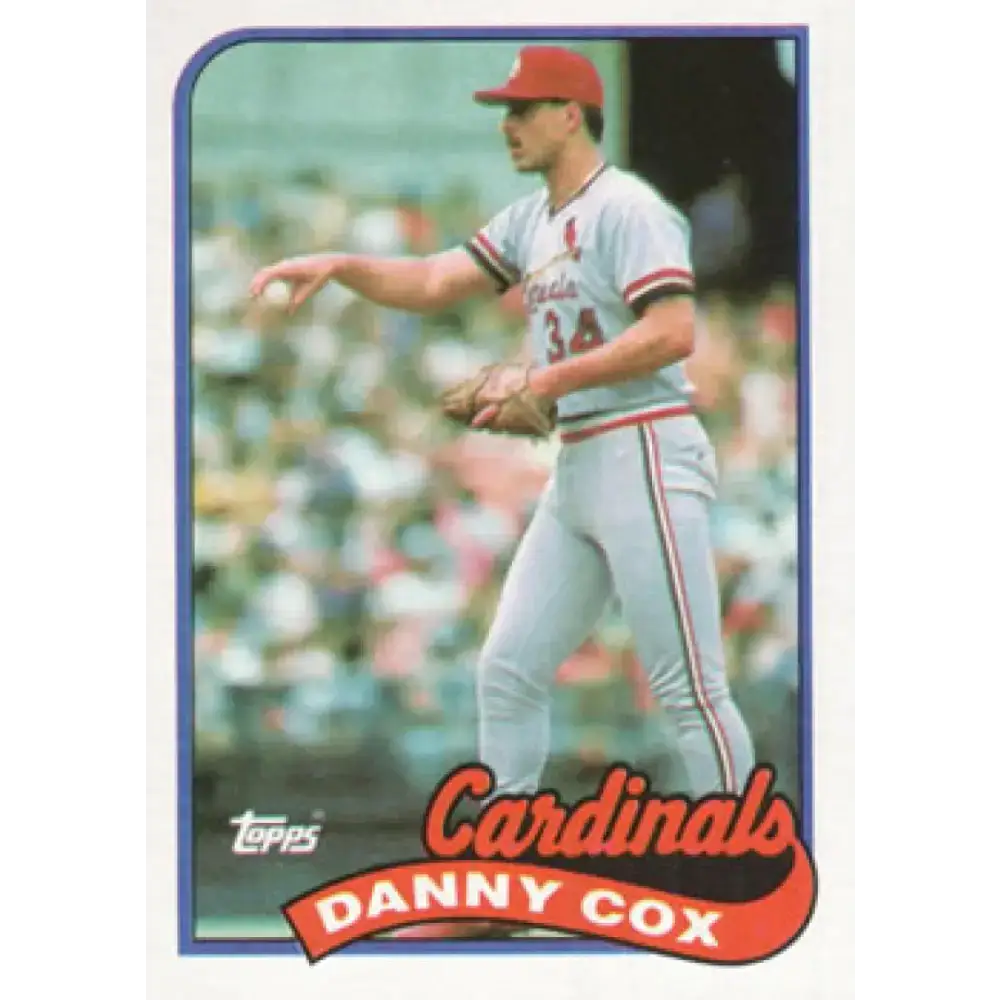 1989 Topps #562 Danny Cox NM-MT St. Louis Cardinals Baseball Card - Baseball Card Single