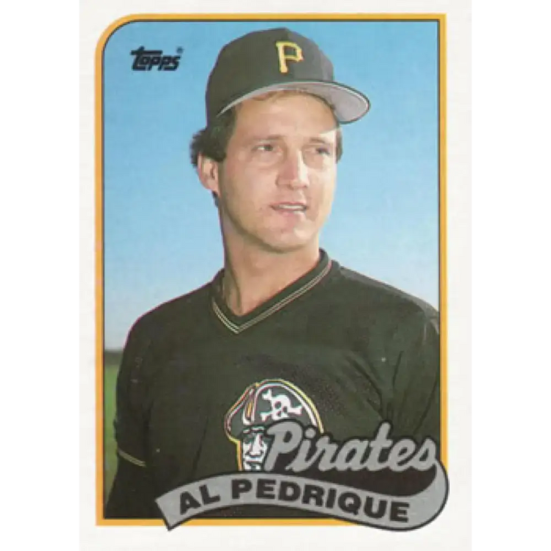 1989 Topps #566 Al Pedrique NM-MT Pittsburgh Pirates Baseball Card - Baseball Card Single