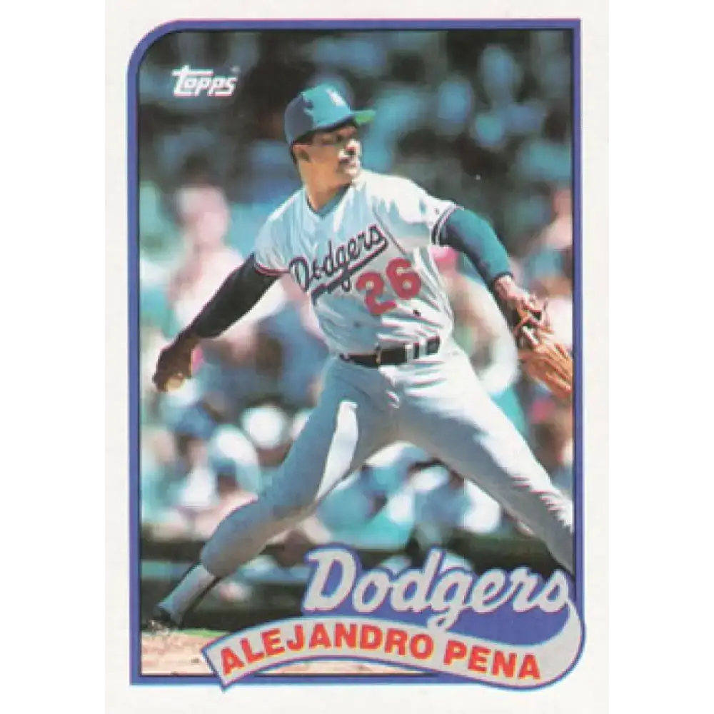 1989 Topps #57 Alejandro Pena NM-MT Los Angeles Dodgers Baseball Card - Baseball Card Single