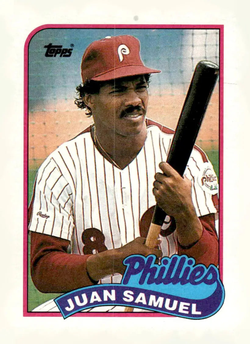 1989 Topps #575 Juan Samuel - Baseball Card Single