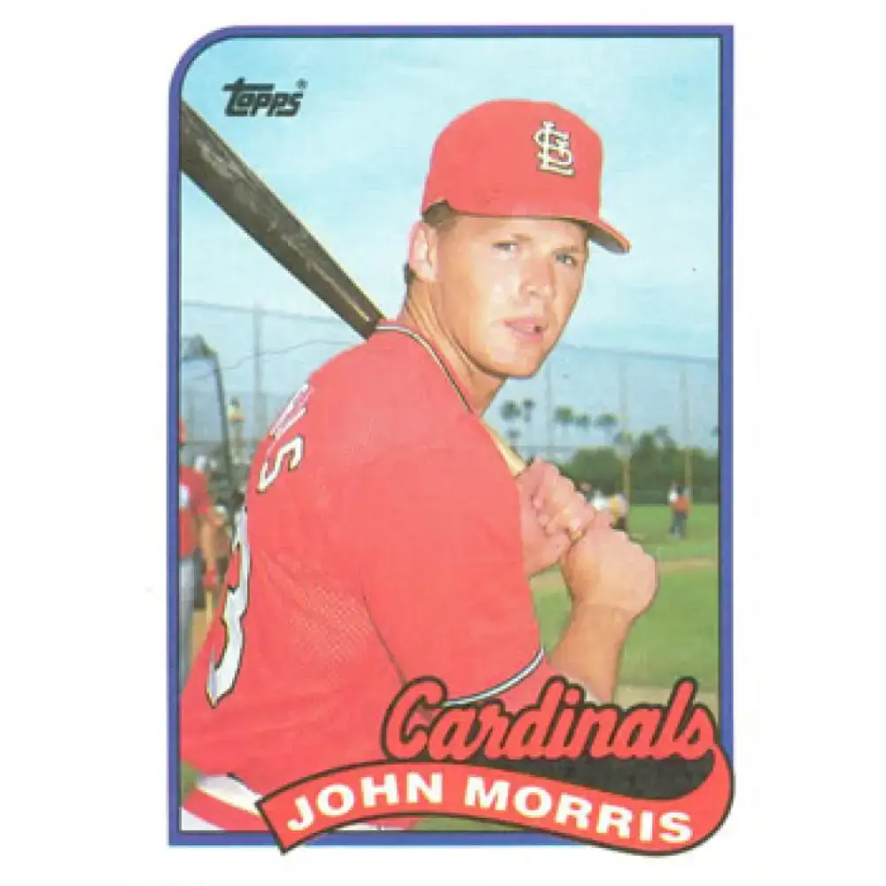 1989 Topps #578 John Morris NM-MT St. Louis Cardinals Baseball Card - Baseball Card Single