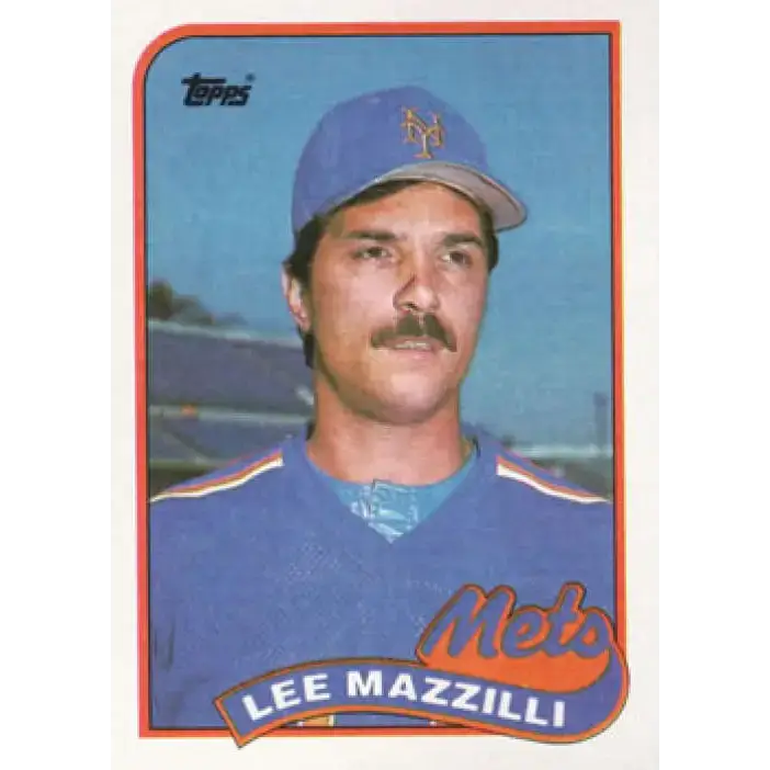 1989 Topps #58 Lee Mazzilli NM-MT New York Mets Baseball Card - Baseball Card Single