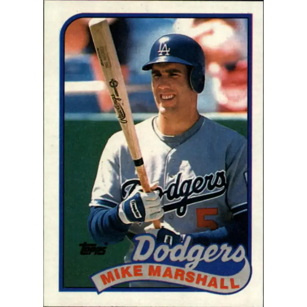 1989 Topps #582 Mike Marshall NM-MT Los Angeles Dodgers Baseball Card - Baseball Card Single