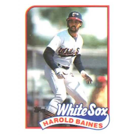 1989 Topps #585 Harold Baines NM-MT Chicago White Sox Baseball Card - Baseball Card Single