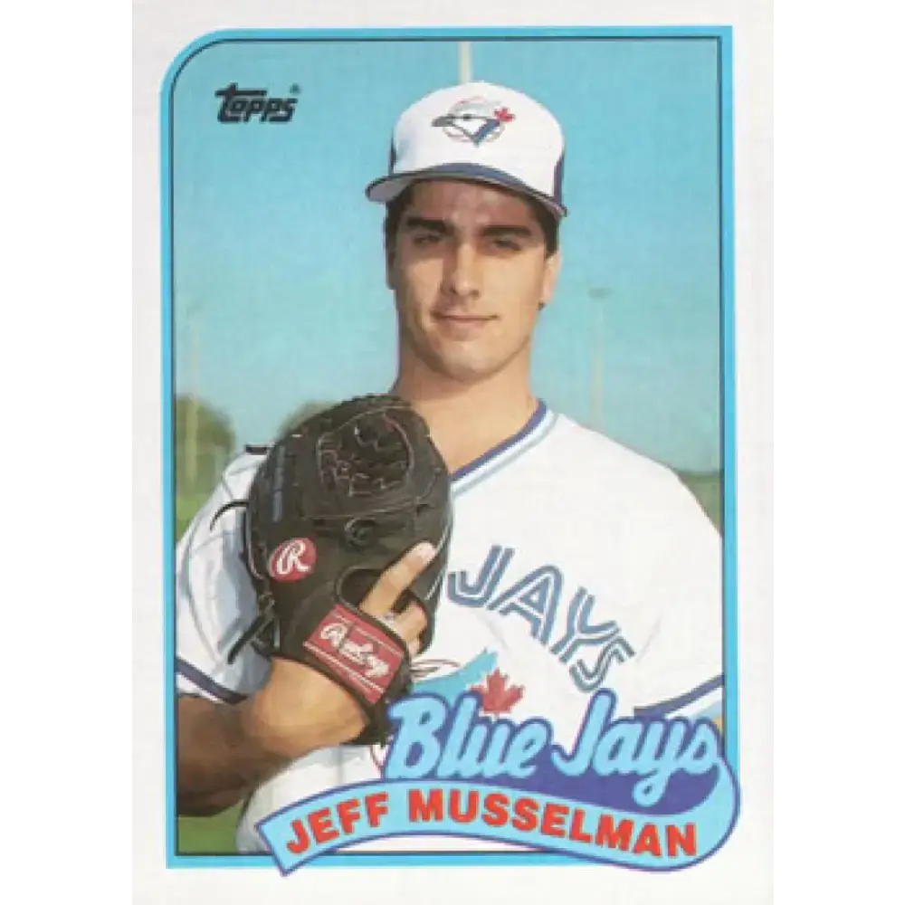 1989 Topps #591 Jeff Musselman NM-MT Toronto Blue Jays Baseball Card - Baseball Card Single