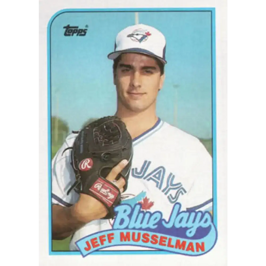 1989 Topps #591 Jeff Musselman NM-MT Toronto Blue Jays Baseball Card - Baseball Card Single