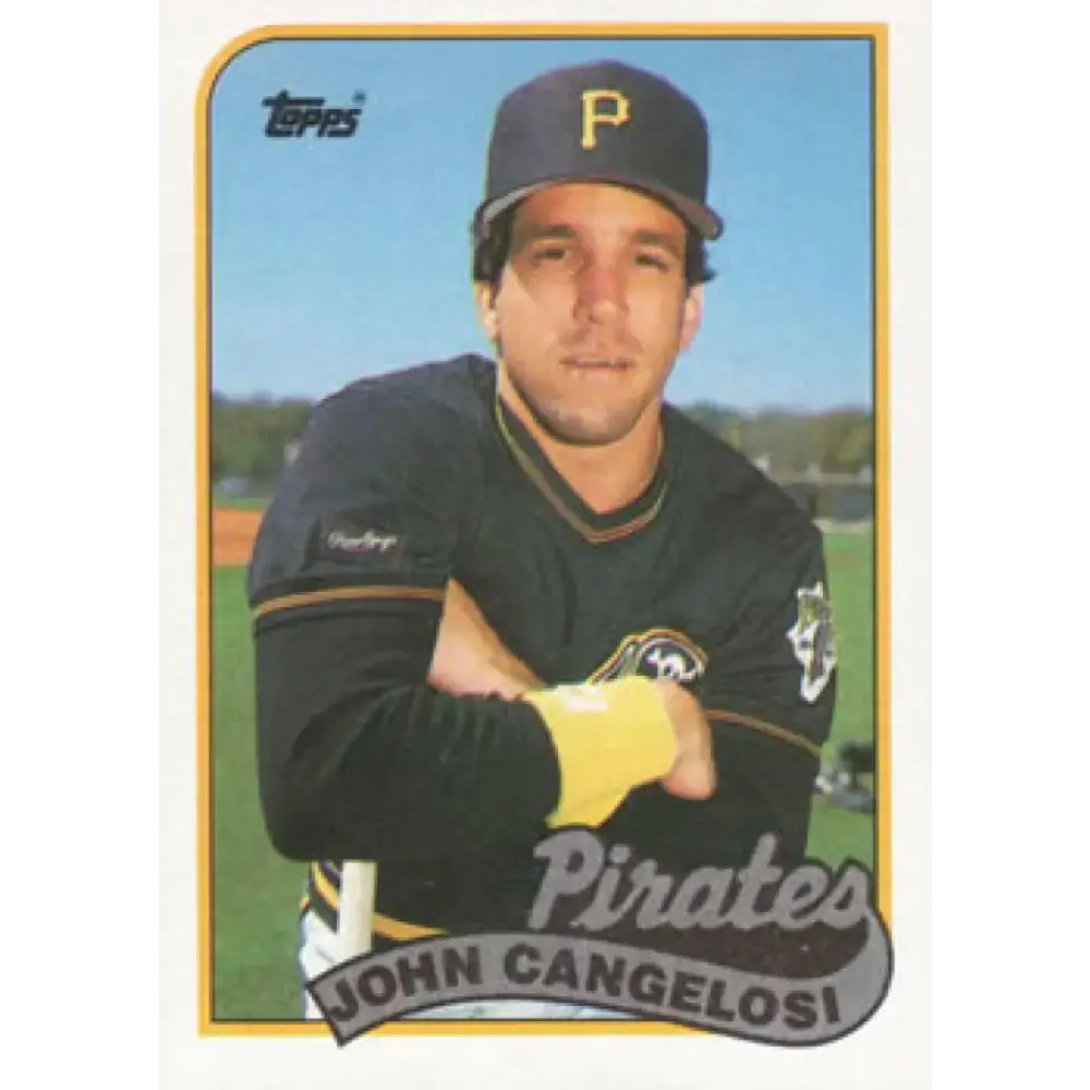 1989 Topps #592 John Cangelosi NM-MT Pittsburgh Pirates Baseball Card - Baseball Card Single