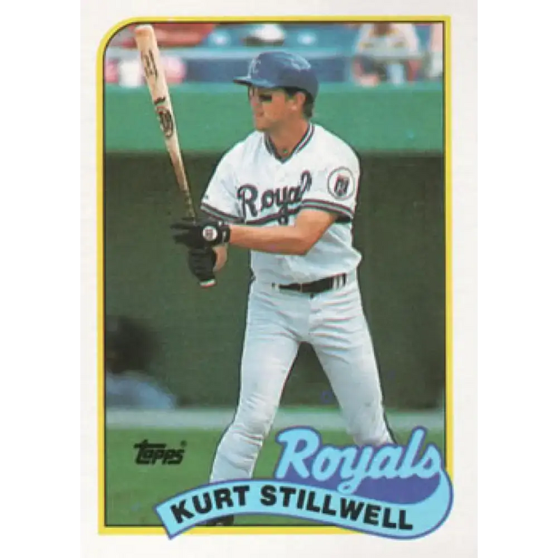 1989 Topps #596 Kurt Stillwell NM-MT Kansas City Royals Baseball Card - Baseball Card Single