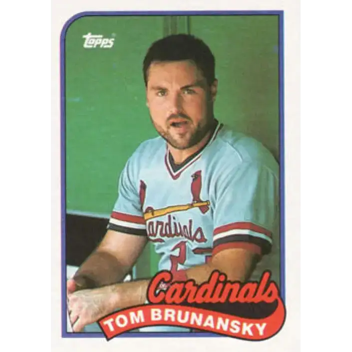 1989 Topps #60 Tom Brunansky NM-MT St. Louis Cardinals Baseball Card - Baseball Card Single
