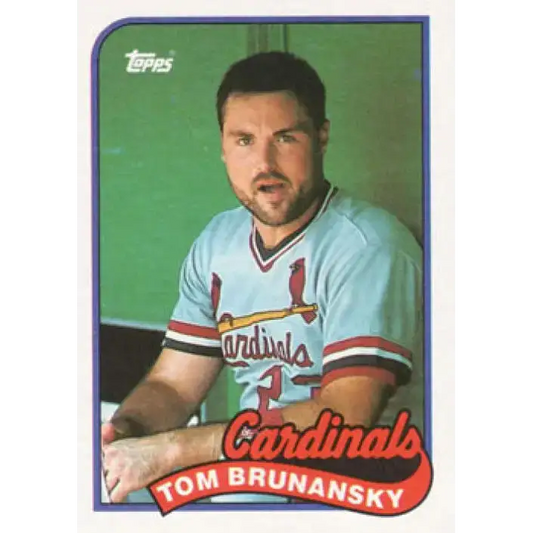 1989 Topps #60 Tom Brunansky NM-MT St. Louis Cardinals Baseball Card - Baseball Card Single
