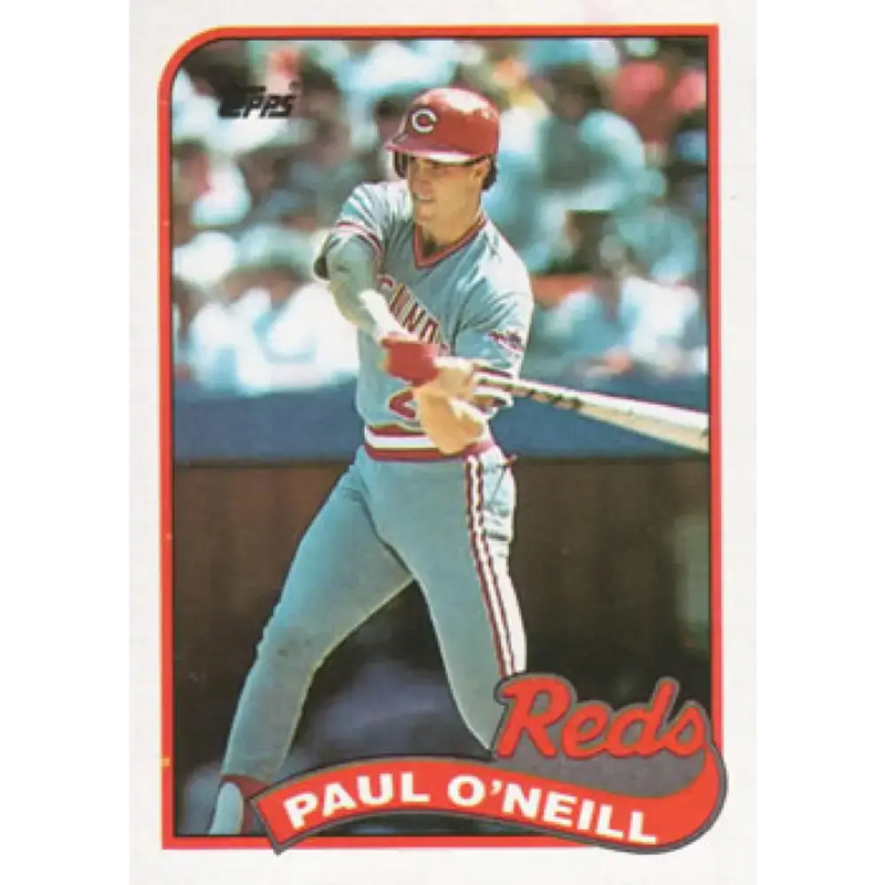 1989 Topps #604 Paul O’Neill NM-MT Cincinnati Reds Baseball Card - Baseball Card Single
