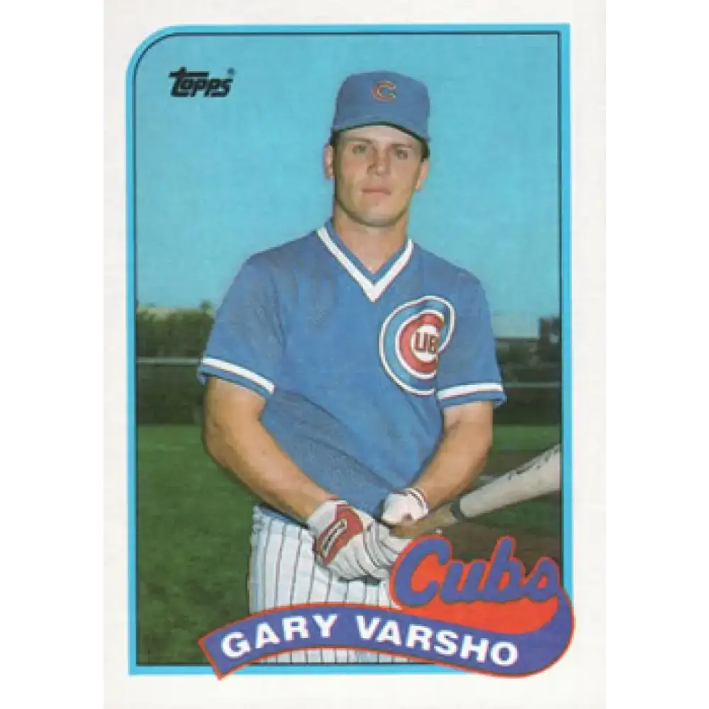 1989 Topps #613 Gary Varsho NM-MT Chicago Cubs Baseball Card - Baseball Card Single