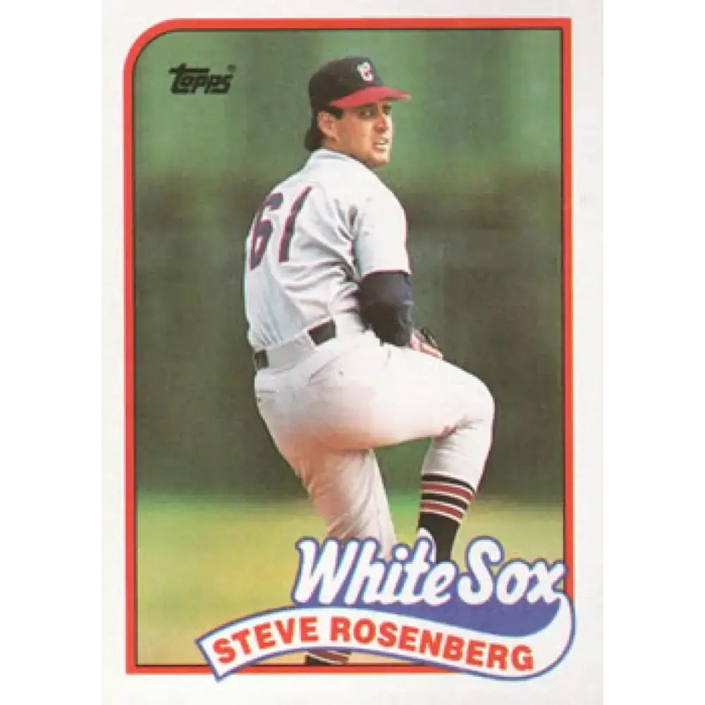 1989 Topps #616 Steve Rosenberg NM-MT Chicago White Sox Baseball Card - Baseball Card Single