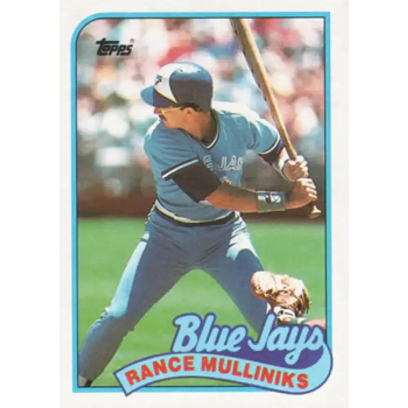 1989 Topps #618 Rance Mulliniks NM-MT Toronto Blue Jays Baseball Card - Baseball Card Single