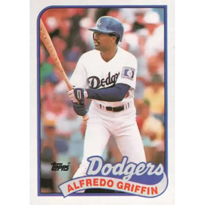 1989 Topps #62 Alfredo Griffin NM-MT Los Angeles Dodgers Baseball Card - Baseball Card Single