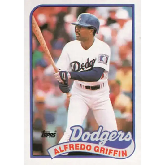 1989 Topps #62 Alfredo Griffin NM-MT Los Angeles Dodgers Baseball Card - Baseball Card Single