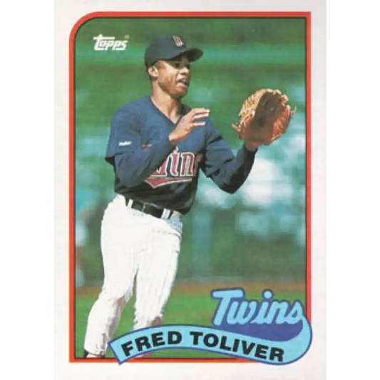 1989 Topps #623 Fred Toliver NM-MT Minnesota Twins Baseball Card - Baseball Card Single