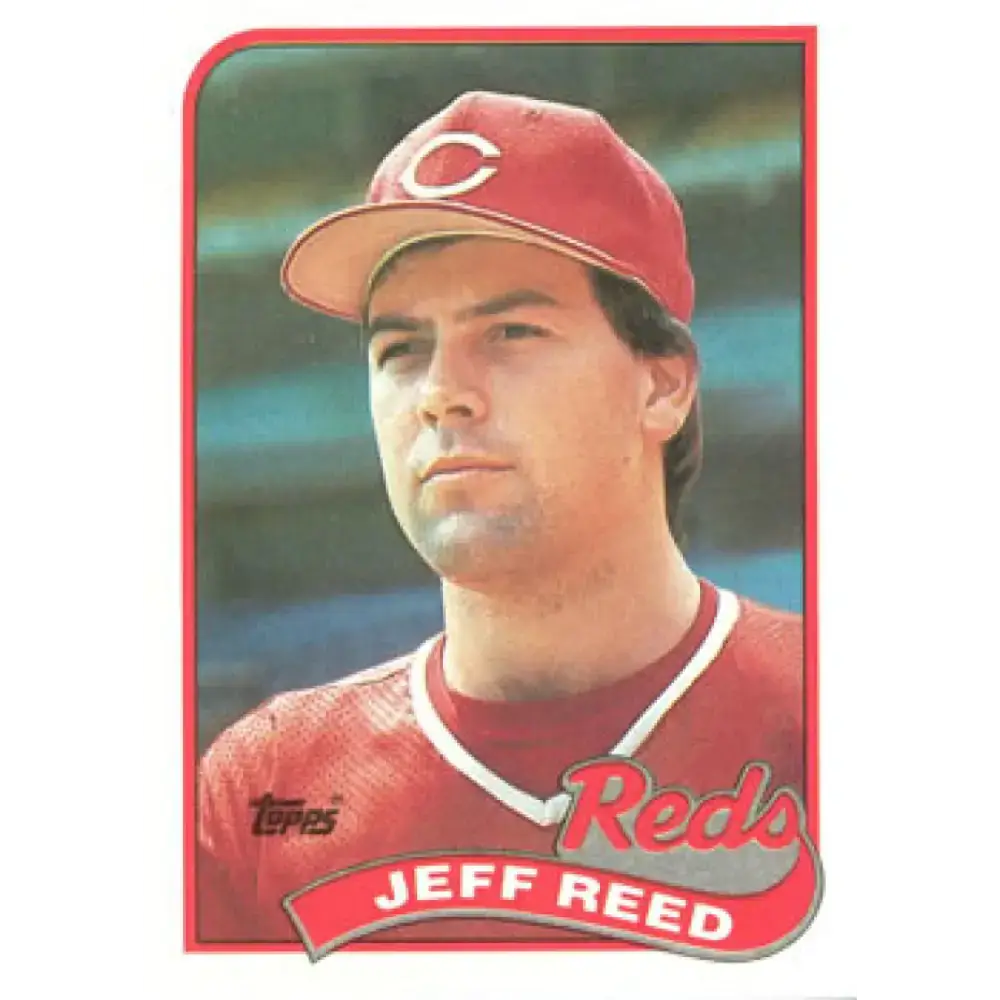 1989 Topps #626 Jeff Reed NM-MT Cincinnati Reds Baseball Card - Baseball Card Single