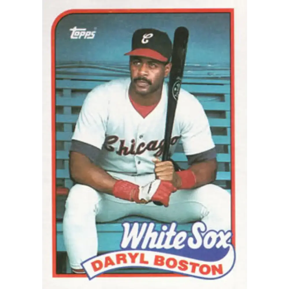 1989 Topps #633 Daryl Boston NM-MT Chicago White Sox Baseball Card - Baseball Card Single