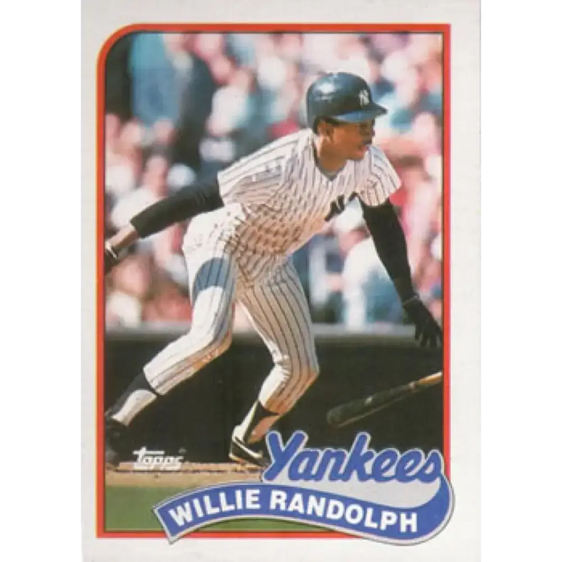 1989 Topps #635 Willie Randolph NM-MT New York Yankees Baseball Card - Baseball Card Single